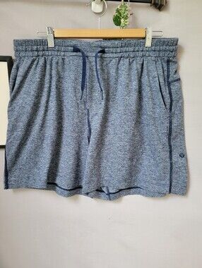 Lululemon Soft Jersey Short 5" Heathered Navy XL